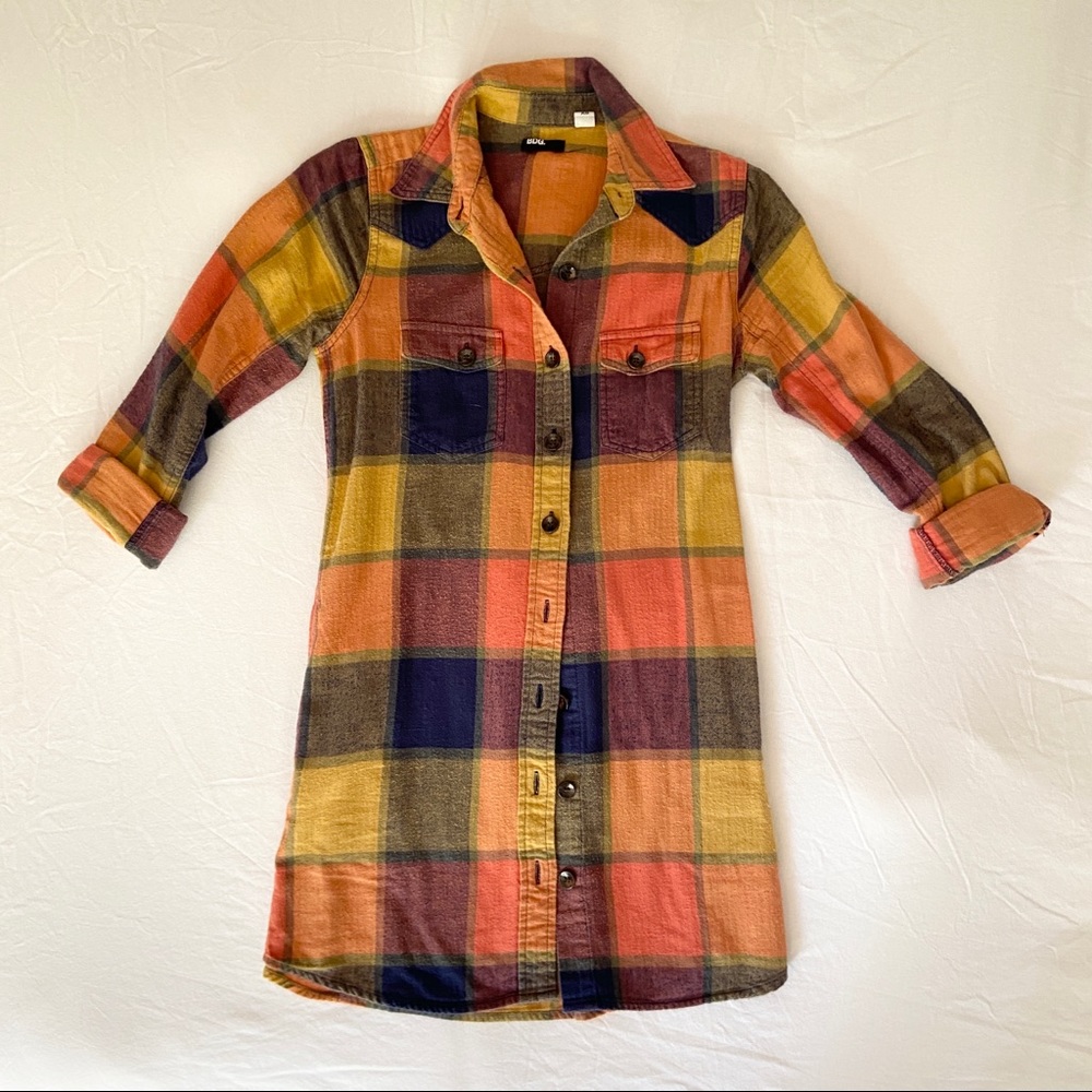 BDG Long Flannel Shirt